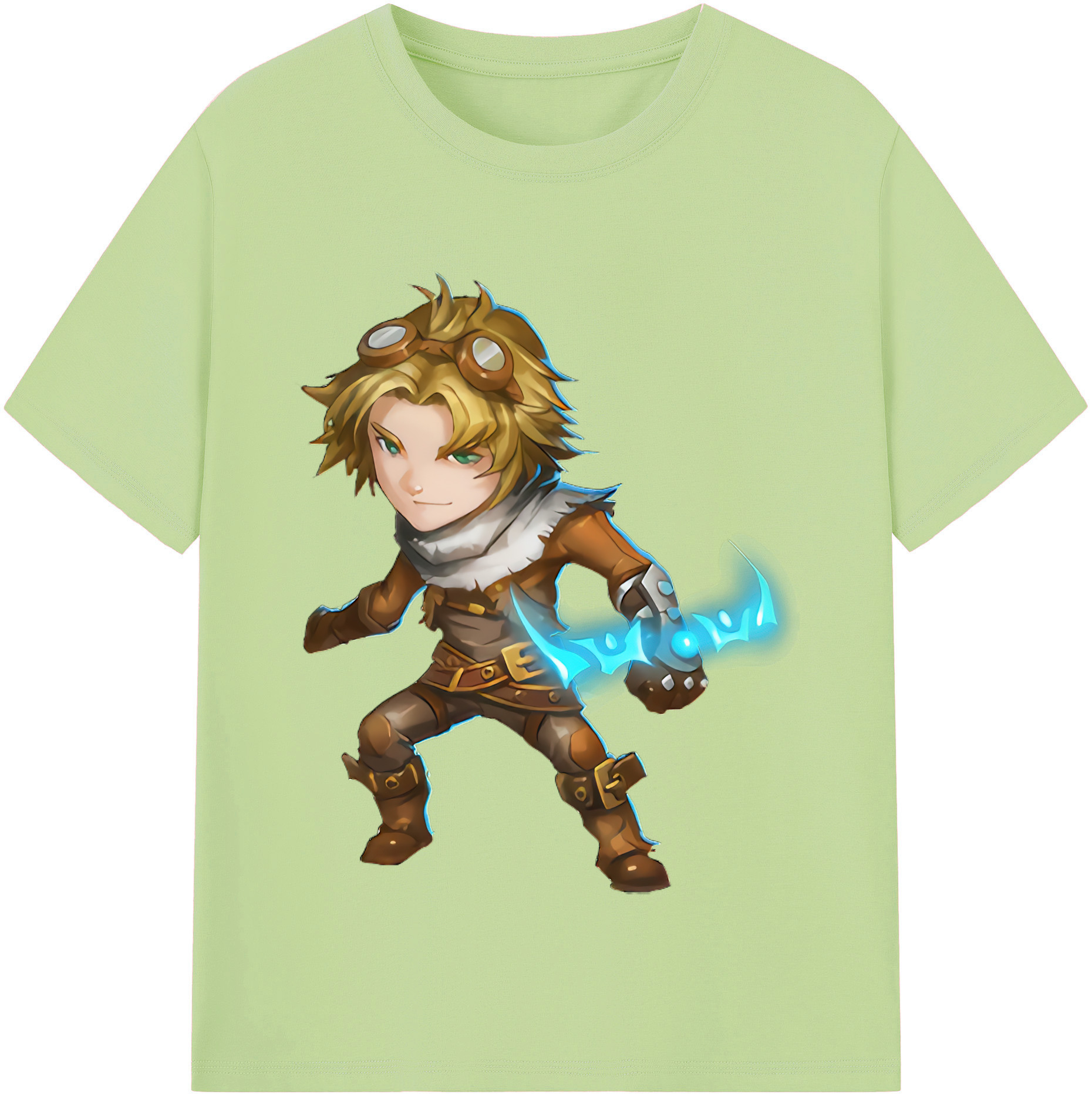 リーグ・オブ・レジェンド League of Legends LOL 綿100％半袖Tシャツ（フロントプリント）
